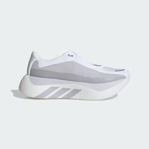 NEW ADIDAS women's hyperboost edge running shoes in cloud white / light solid gr